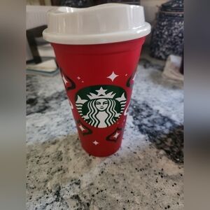 New Starbucks Holiday 2023 Red Christmas 16oz Hot Tumbler Cup Grande Reusabable